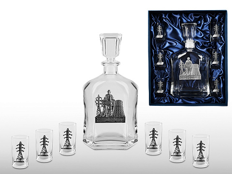 Набор со штофом ЭНЕРГЕТИКИ