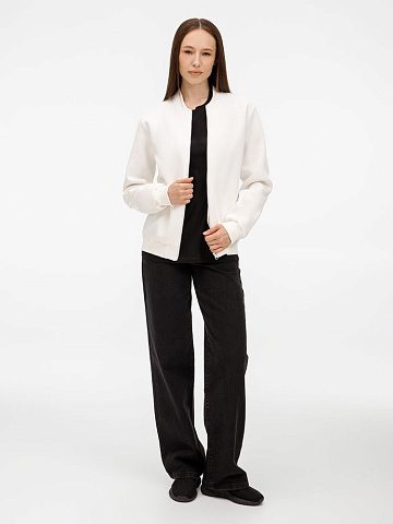 Бомбер унисекс Estado, молочно-белый - рис 12.