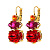 Серьги PARSANA SG RED / PINK Dyrberg Kern 470065 - миниатюра