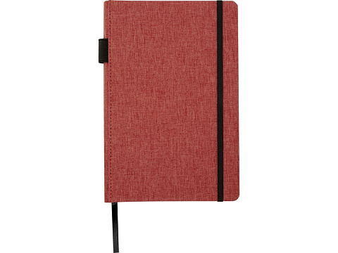 Блокнот Orin, формат А5, из переработанного ПЭТ, красный кирпичный - рис 2.
