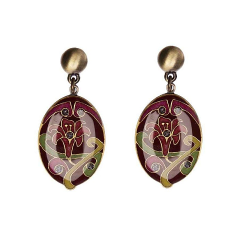 Серьги лилия Clara Bijoux A77353 R