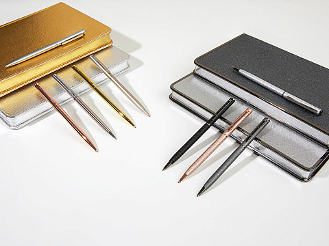 Ручка шариковая автоматическая BrunoVisconti® PALERMO цвет корпуса золотой, 0.7 мм - рис 3.