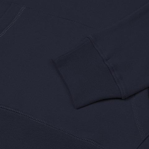 Толстовка с капюшоном унисекс Hoodie, темно-синяя - рис 5.
