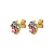 Серьги BILLIS SG PASTEL MULTI - миниатюра
