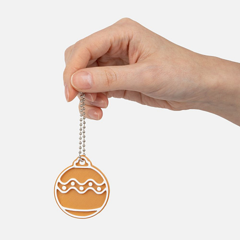 Мини-подвеска «Пряник», шарик - рис 3.