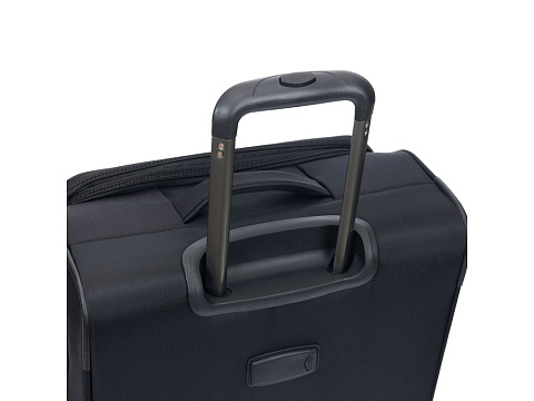 Чемодан TORBER СЕЙД, чёрный, нейлон 600D, 48 х 26.5 х 78 см, 85 л - рис 5.