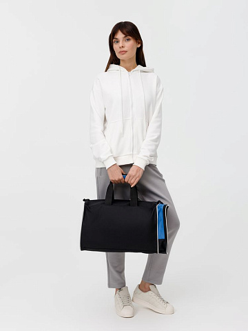 Спортивная сумка Fitnext, черная с синим - рис 8.