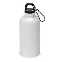 Бутылка для воды, металл, 400 мл, для сублимации, белый