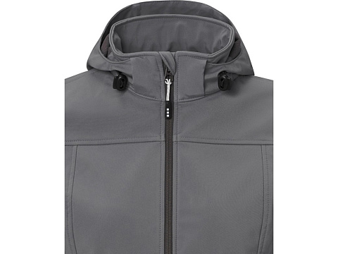 Куртка софтшел Ланглей женская, стальной - рис 4.