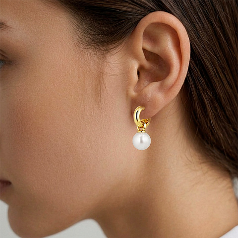 Серьги LONA SG WHITE PEARL - рис 3.