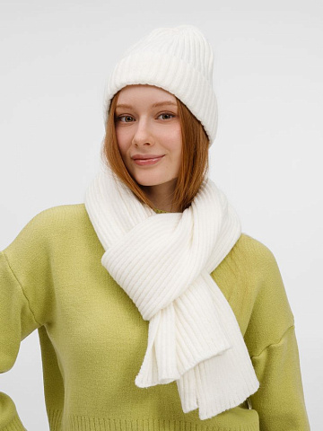 Шарф Laconi, молочно-белый - рис 8.