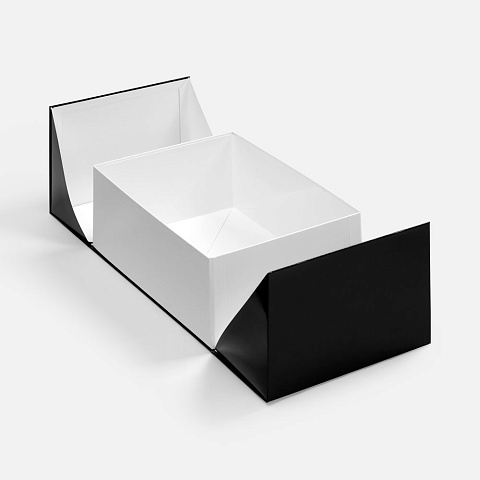 Коробка складная Foldream, M, черная - рис 3.