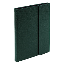 Ежедневник недатированный с магнитным клапаном А5 Venezia, зеленый