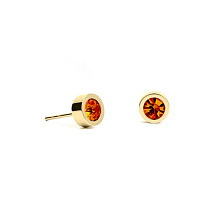 Пусеты Orange 6х3 Fiore Luna SWE126 O G