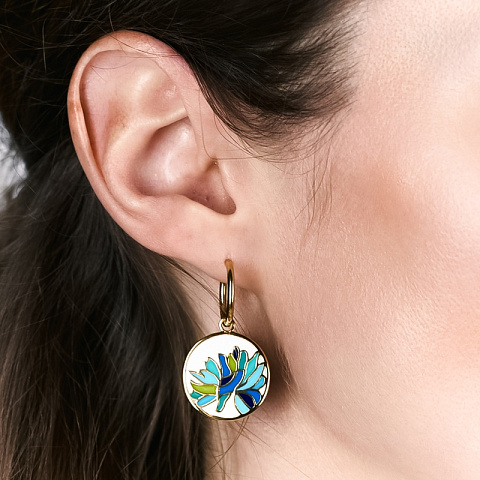 Серьги Fiore Luna AE13599-21 - рис 2.