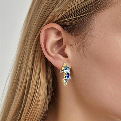 Серьги CURRA SG AQUA - рис 3.