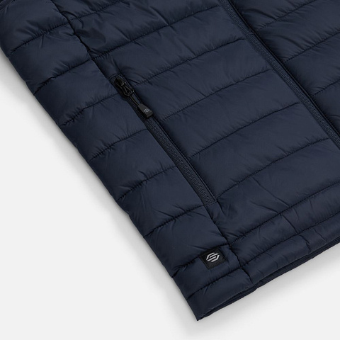 Жилет компактный мужской Stavanger, темно-синий с серым (navy) - рис 4.