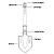Многофункциональная туристическая лопата 7 в 1 - миниатюра - рис 6.