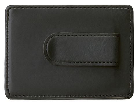 Картхолдер для двух карт и наличных денег с зажимом Crave, черный - рис 3.