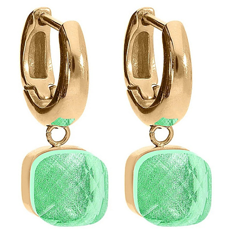 Серьги FIRENZE (G) Peridot Qudo 107001/20-4516 - рис 2.