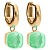 Серьги FIRENZE (G) Peridot Qudo 107001/20-4516 - миниатюра - рис 2.