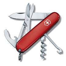 Нож перочинный VICTORINOX Compact, 91 мм, 15 функций, красный