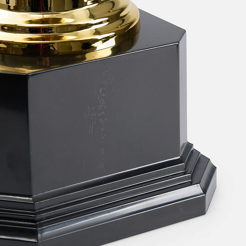 Кубок Floretta Oval, большой, золотистый - рис 6.