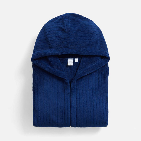 Халат флисовый Magic Mantle, темно-синий - рис 4.