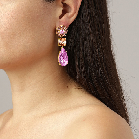 Серьги MISIA SG ROSE / PEACH Dyrberg Kern 460513 - рис 4.
