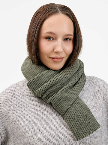 Шарф Catch Match, зеленый (полынь) - рис 7.