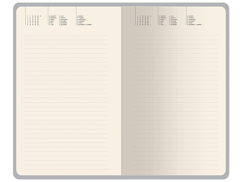 Ежедневник недатированный А5 Morandi. Пыльная роза с нашивкой, пыльно-розовый - рис 7.
