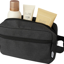 Косметичка Ross объемом 1,5 л из переработанного РЕТ-пластика, угольный