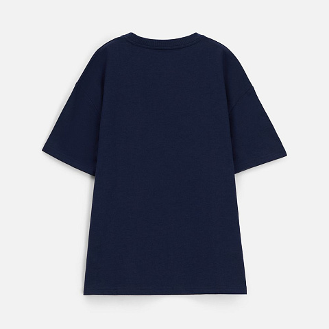 Футболка унисекс Durington, темно-синяя - рис 3.