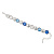 Браслет Cristal, Light blue, Blue - миниатюра - рис 4.