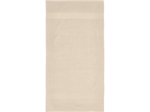 Хлопковое полотенце для ванной Charlotte 50x100 см с плотностью 450 г/м2, бежевый - рис 2.
