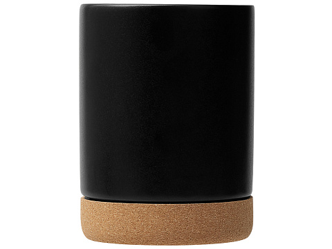 Кружка 450 мл с пробковым дном Корк & Бон, черный - рис 4.