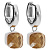 Серьги Firenze smoked topaz Qudo 300144 BR/S - миниатюра - рис 2.
