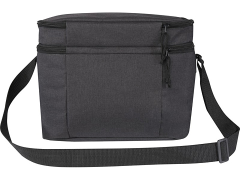 Tundra сумка-холодильник из переработанного РЕТ-пластика, сертиф. согласно GRS - Heather Charcoal - рис 3.