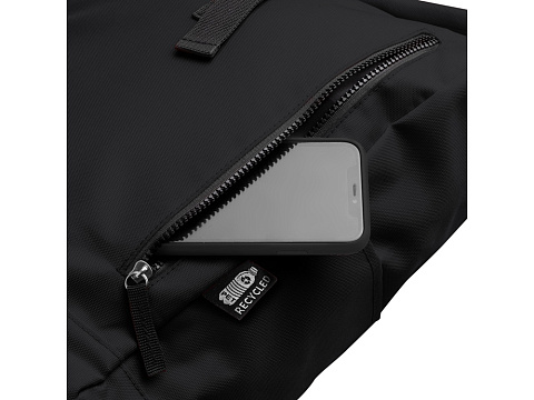 Рюкзак из RPET полиэстера DRONTE, черный - рис 3.