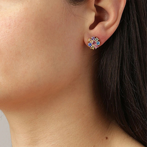 Серьги CARNEA SG PASTEL MULTI Dyrberg Kern 460073 - рис 3.