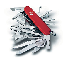 Нож перочинный VICTORINOX Swiss Champ, 91 мм, 33 функции, красный