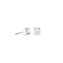 Серьги Crystal-Silver Coeur de Lion *0501/21-1817