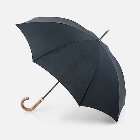 Зонт-трость Commissioner, черный - рис 2.