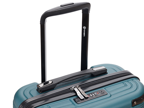 Чемодан TORBER ОНЕГА, зелёный, ABS-пластик, 59,5 х 39,5 х 24 см, 46 л - рис 7.