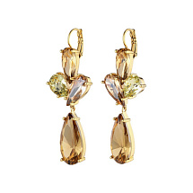 Серьги AMY SG GOLDEN Dyrberg Kern *380031 BR/G