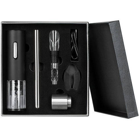 Винный набор Wine Diesel, черный - рис 2.