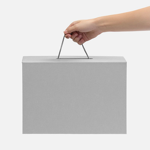 Коробка складная New Case Fold, серая - рис 7.