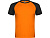 Спортивная футболка Indianapolis мужская, неоновый оранжевый/черный - миниатюра