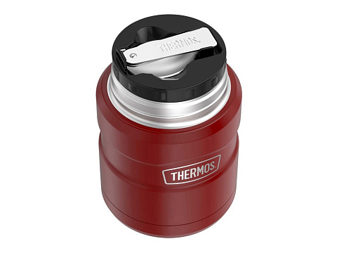 Термос из нерж. стали с ложкой тм THERMOS SK3000 MRR 0,47L - рис 5.