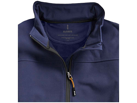 Куртка софтшел Ланглей женская, темно-синий - рис 11.
